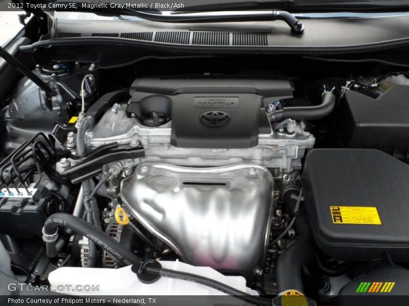 Magnetic Gray Metallic / Black/Ash 2012 Toyota Camry SE