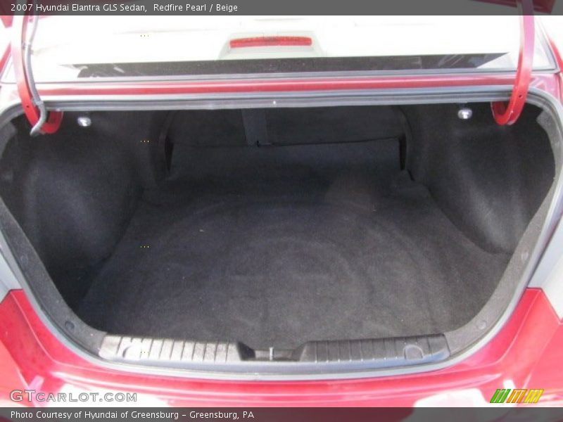 Redfire Pearl / Beige 2007 Hyundai Elantra GLS Sedan