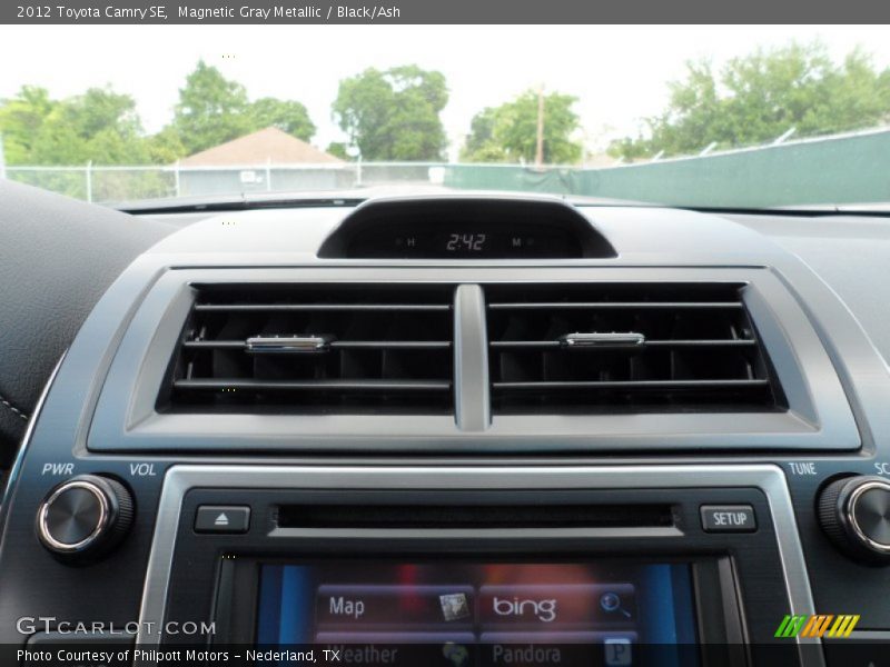 Magnetic Gray Metallic / Black/Ash 2012 Toyota Camry SE