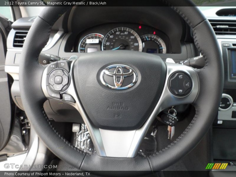 Magnetic Gray Metallic / Black/Ash 2012 Toyota Camry SE