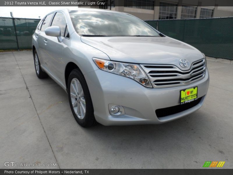 Classic Silver Metallic / Light Gray 2012 Toyota Venza XLE