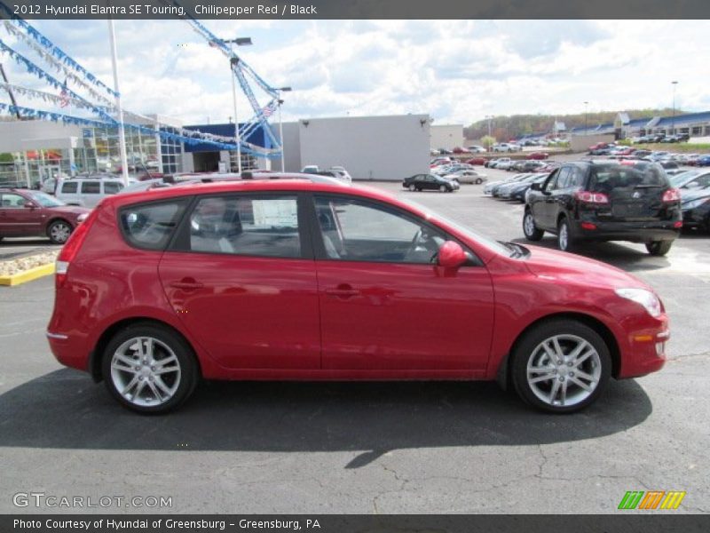 Chilipepper Red / Black 2012 Hyundai Elantra SE Touring