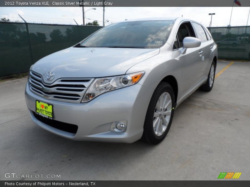 Classic Silver Metallic / Light Gray 2012 Toyota Venza XLE