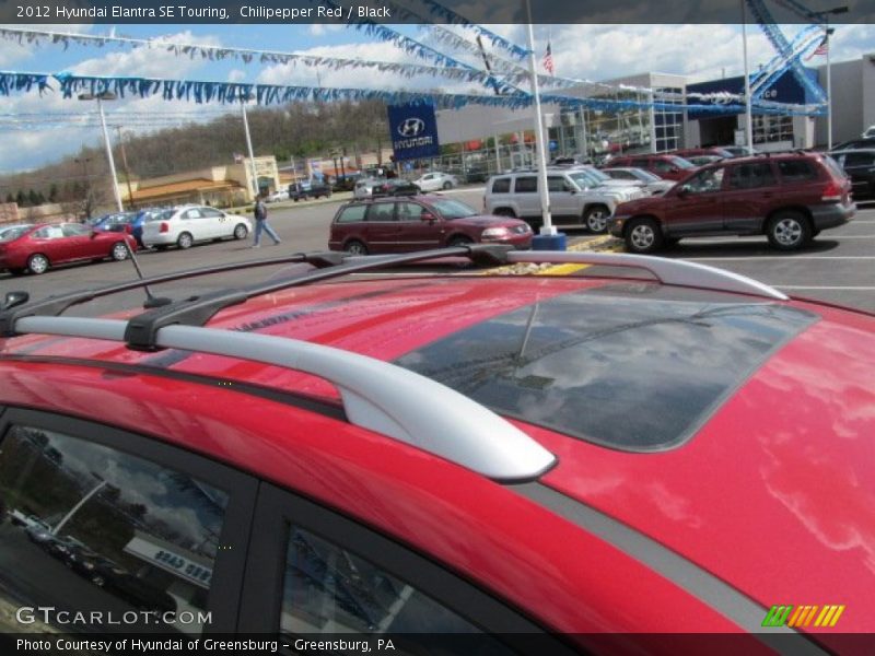Chilipepper Red / Black 2012 Hyundai Elantra SE Touring