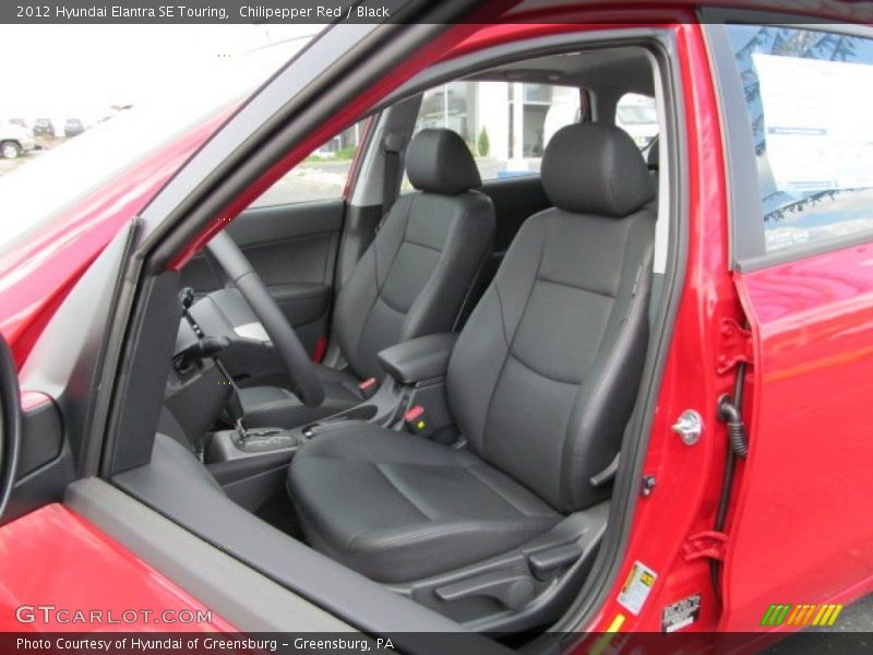 Chilipepper Red / Black 2012 Hyundai Elantra SE Touring