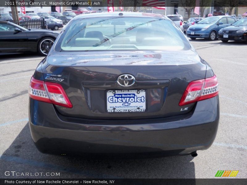 Magnetic Gray Metallic / Ash 2011 Toyota Camry LE