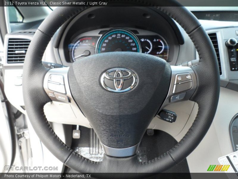Classic Silver Metallic / Light Gray 2012 Toyota Venza XLE