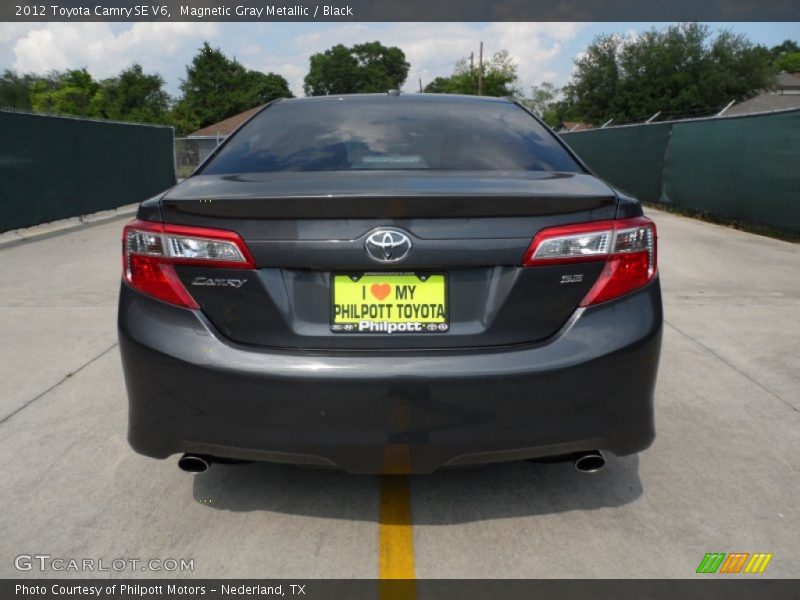 Magnetic Gray Metallic / Black 2012 Toyota Camry SE V6
