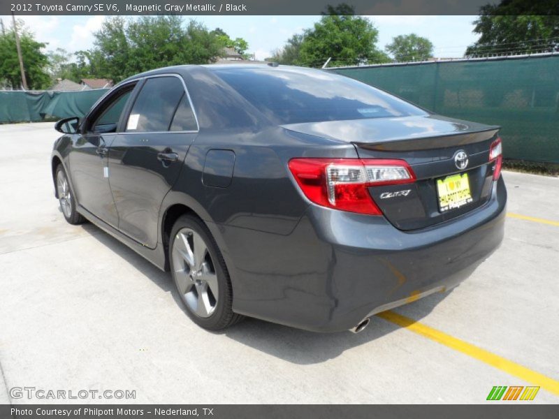 Magnetic Gray Metallic / Black 2012 Toyota Camry SE V6