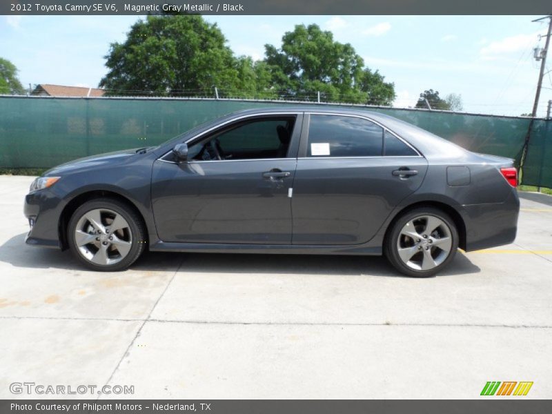 Magnetic Gray Metallic / Black 2012 Toyota Camry SE V6
