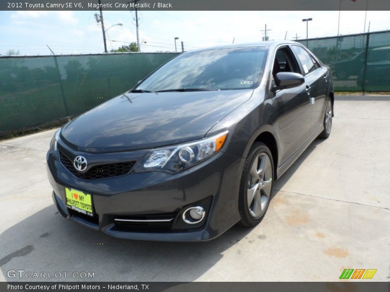 Magnetic Gray Metallic / Black 2012 Toyota Camry SE V6