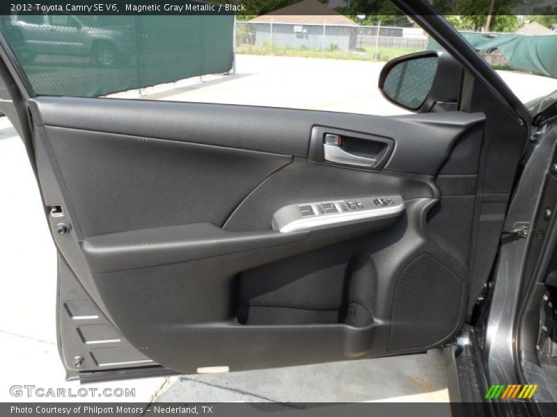 Magnetic Gray Metallic / Black 2012 Toyota Camry SE V6