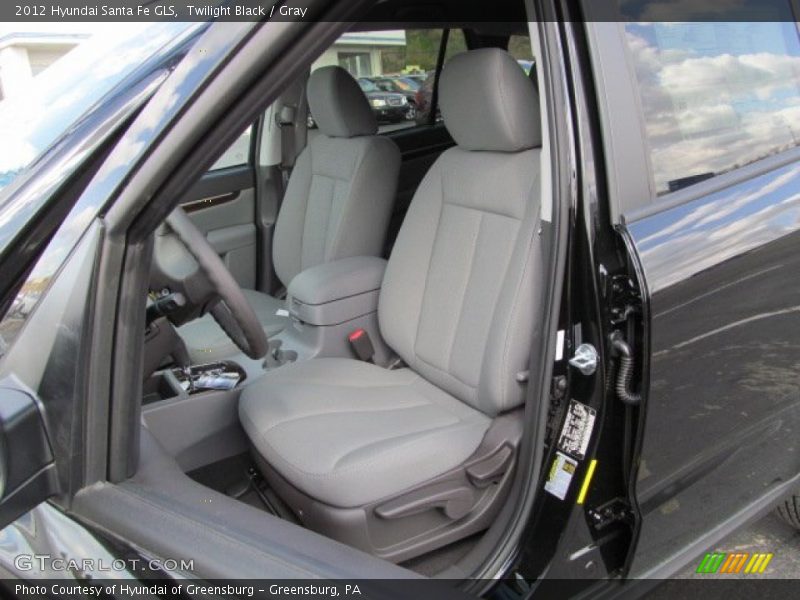Twilight Black / Gray 2012 Hyundai Santa Fe GLS