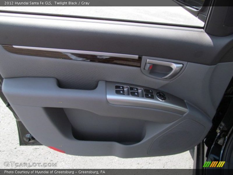 Twilight Black / Gray 2012 Hyundai Santa Fe GLS