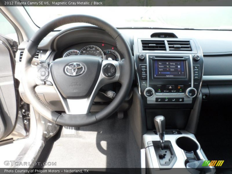 Magnetic Gray Metallic / Black 2012 Toyota Camry SE V6