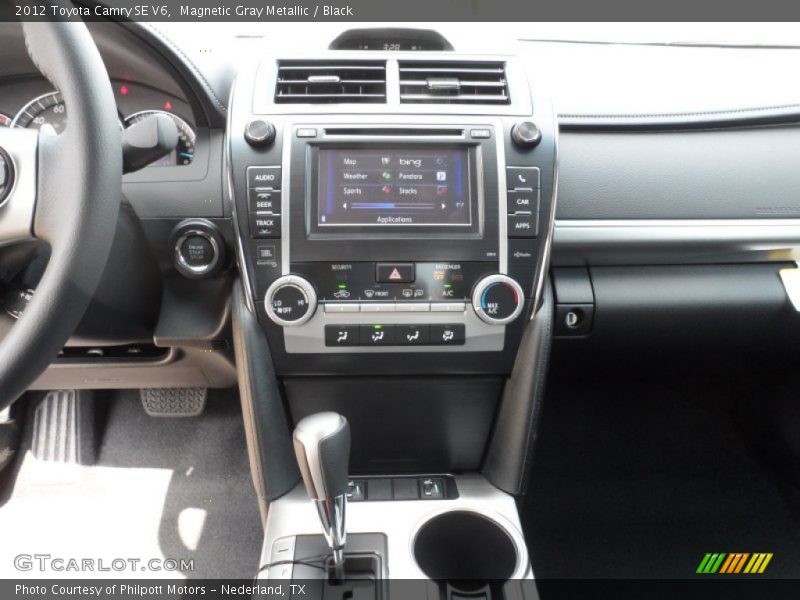 Magnetic Gray Metallic / Black 2012 Toyota Camry SE V6