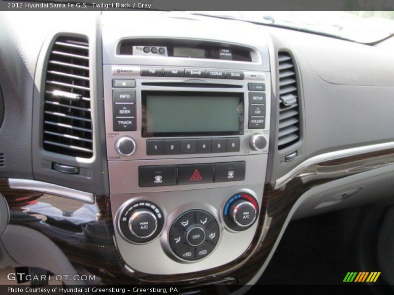 Twilight Black / Gray 2012 Hyundai Santa Fe GLS