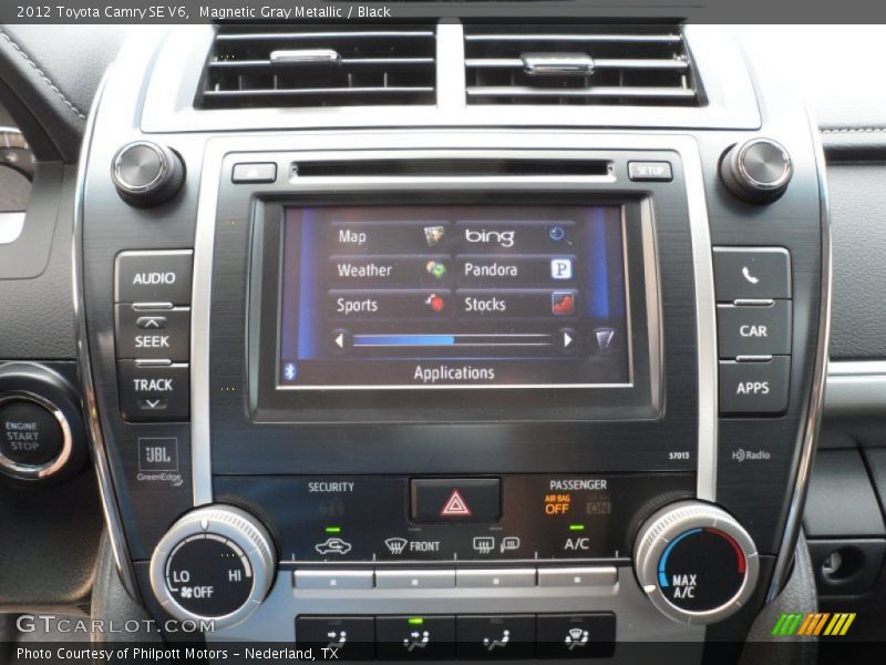 Magnetic Gray Metallic / Black 2012 Toyota Camry SE V6