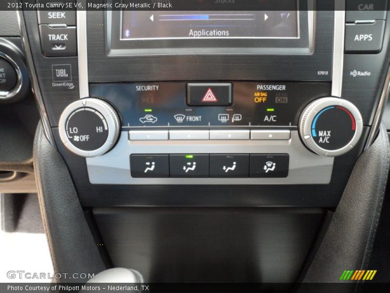 Magnetic Gray Metallic / Black 2012 Toyota Camry SE V6