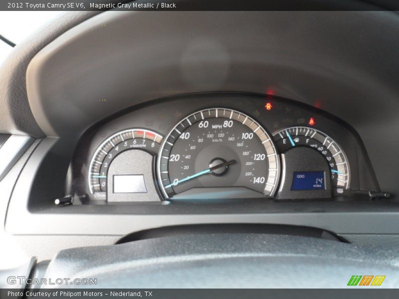 Magnetic Gray Metallic / Black 2012 Toyota Camry SE V6