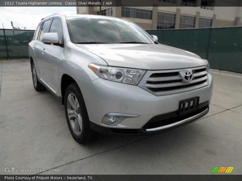 Classic Silver Metallic / Ash 2012 Toyota Highlander Limited