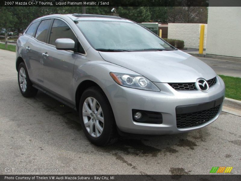 Liquid Platinum Metallic / Sand 2007 Mazda CX-7 Touring