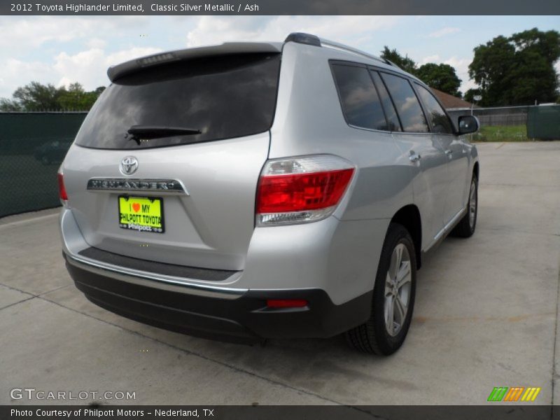 Classic Silver Metallic / Ash 2012 Toyota Highlander Limited