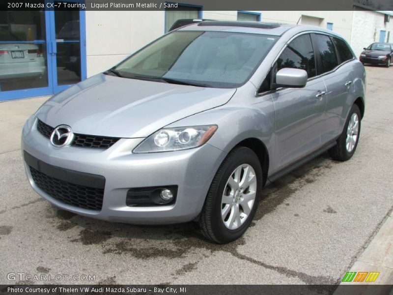 Liquid Platinum Metallic / Sand 2007 Mazda CX-7 Touring