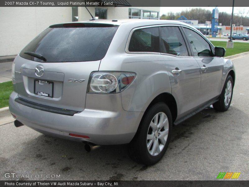 Liquid Platinum Metallic / Sand 2007 Mazda CX-7 Touring