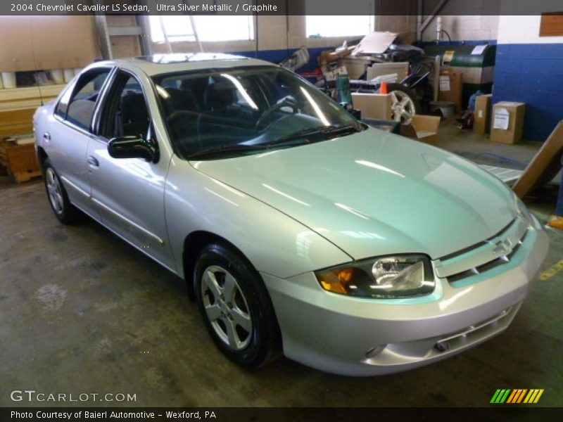 Ultra Silver Metallic / Graphite 2004 Chevrolet Cavalier LS Sedan