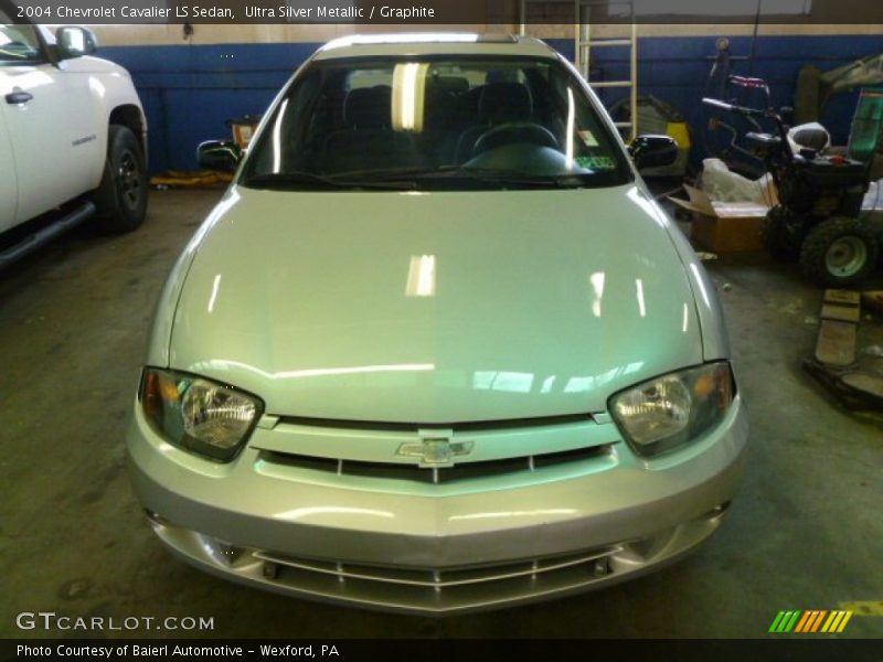 Ultra Silver Metallic / Graphite 2004 Chevrolet Cavalier LS Sedan