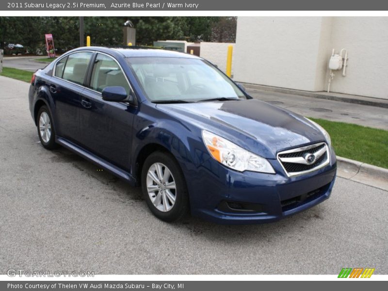 Azurite Blue Pearl / Warm Ivory 2011 Subaru Legacy 2.5i Premium