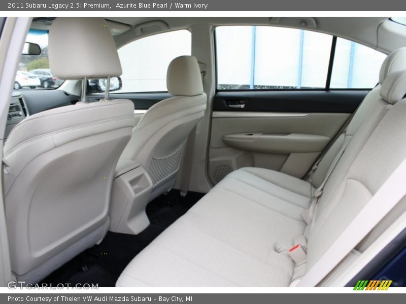 Azurite Blue Pearl / Warm Ivory 2011 Subaru Legacy 2.5i Premium