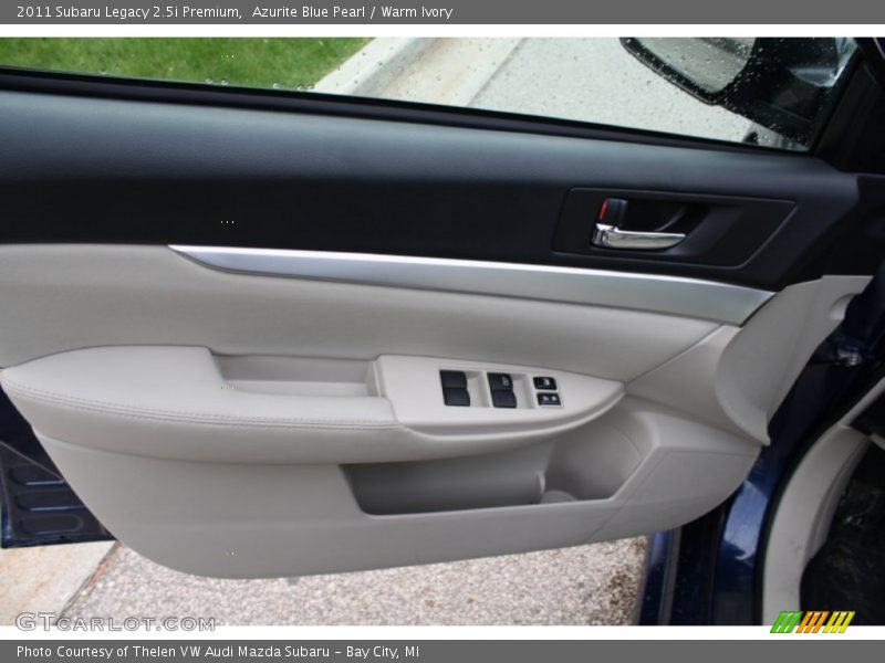 Azurite Blue Pearl / Warm Ivory 2011 Subaru Legacy 2.5i Premium