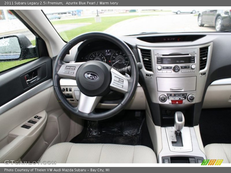 Azurite Blue Pearl / Warm Ivory 2011 Subaru Legacy 2.5i Premium