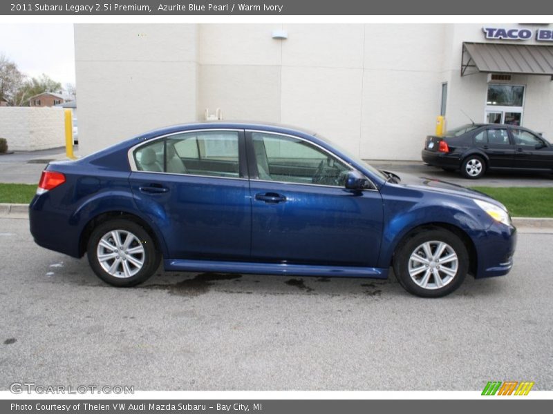 Azurite Blue Pearl / Warm Ivory 2011 Subaru Legacy 2.5i Premium