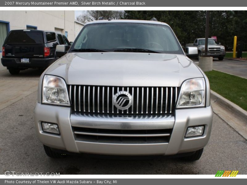 Silver Birch Metallic / Charcoal Black 2007 Mercury Mountaineer Premier AWD