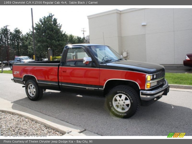  1989 C/K K1500 Regular Cab 4x4 Sable Black