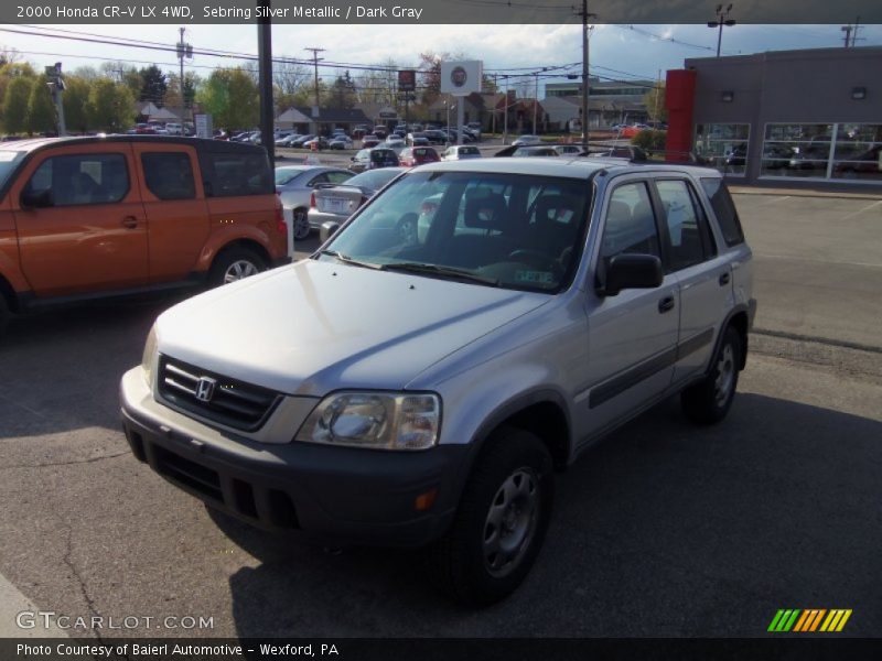 Sebring Silver Metallic / Dark Gray 2000 Honda CR-V LX 4WD