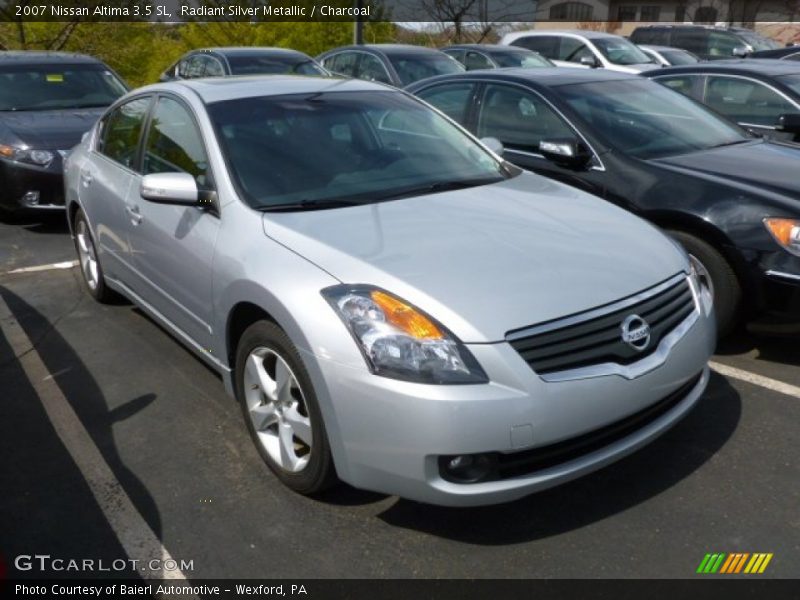 Radiant Silver Metallic / Charcoal 2007 Nissan Altima 3.5 SL