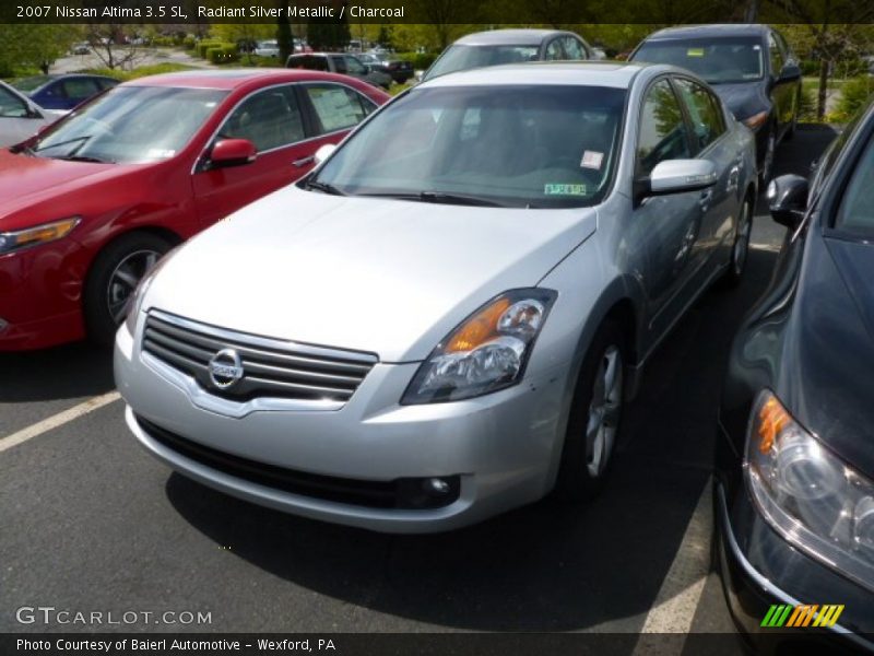 Radiant Silver Metallic / Charcoal 2007 Nissan Altima 3.5 SL