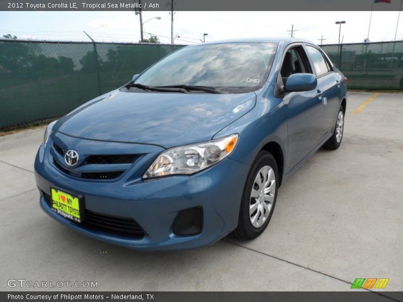 Tropical Sea Metallic / Ash 2012 Toyota Corolla LE