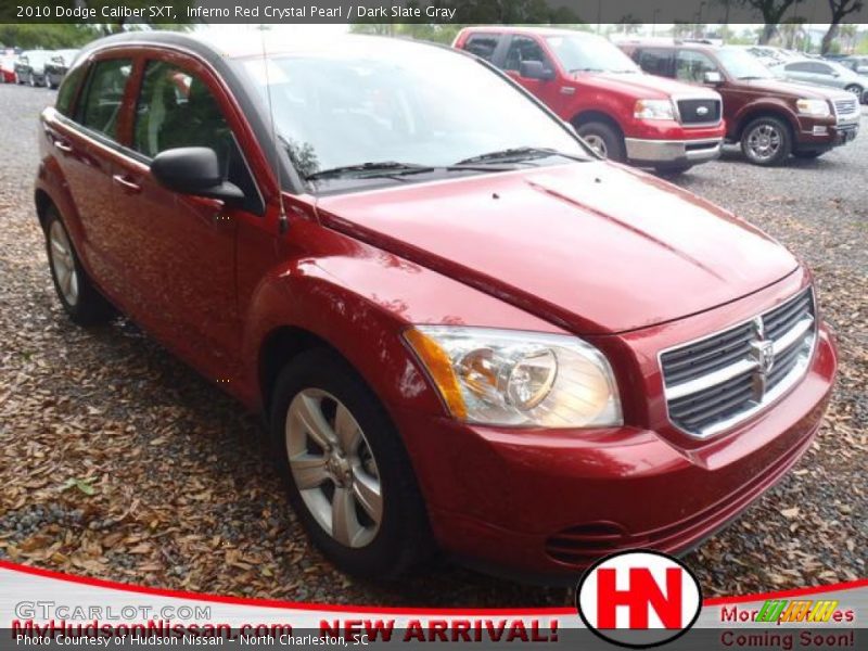 Inferno Red Crystal Pearl / Dark Slate Gray 2010 Dodge Caliber SXT