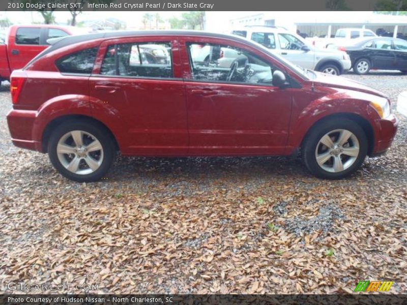 Inferno Red Crystal Pearl / Dark Slate Gray 2010 Dodge Caliber SXT
