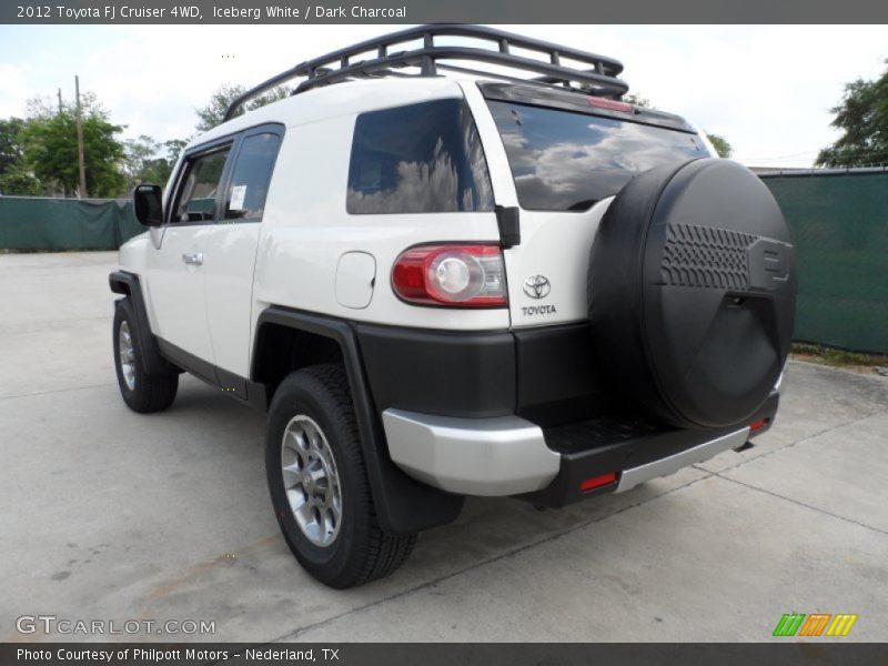 Iceberg White / Dark Charcoal 2012 Toyota FJ Cruiser 4WD