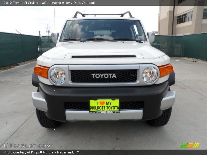 Iceberg White / Dark Charcoal 2012 Toyota FJ Cruiser 4WD