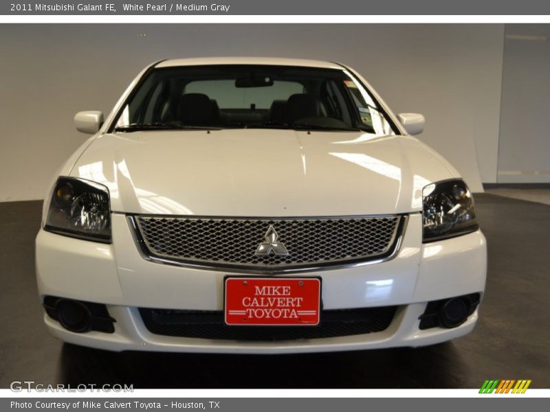 White Pearl / Medium Gray 2011 Mitsubishi Galant FE