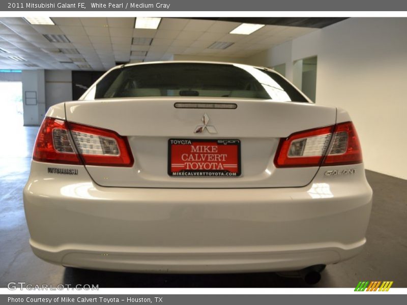 White Pearl / Medium Gray 2011 Mitsubishi Galant FE