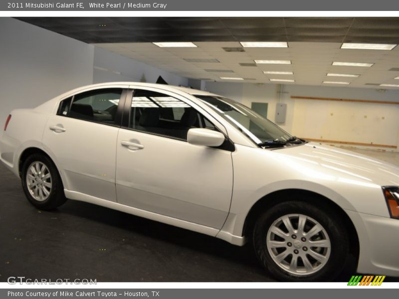 White Pearl / Medium Gray 2011 Mitsubishi Galant FE
