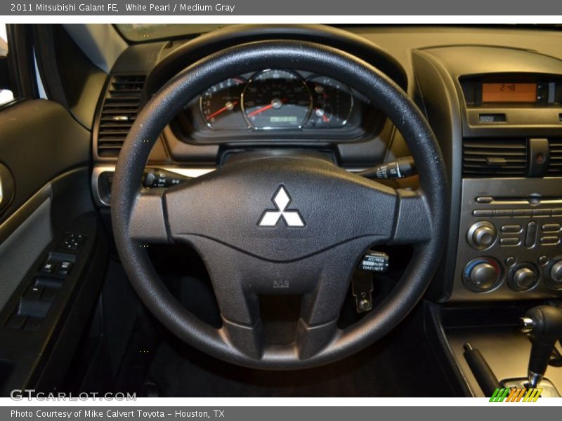 White Pearl / Medium Gray 2011 Mitsubishi Galant FE